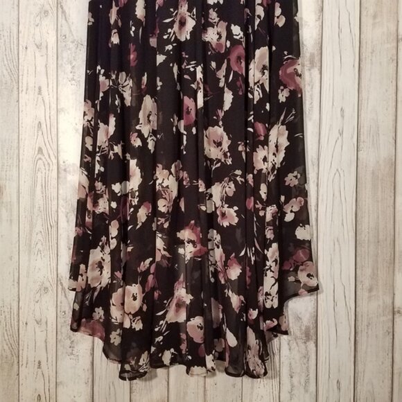 Torrid Floral Print Chiffon Hi-Lo Dress, 20 - Picture 4 of 6